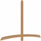 Ekena Millwork Bellingham Timber Gable Bracket, Western Red Cedar, 84"W x 56"H x 1 1/2"D x 3 1/2"F, 16/12 Pitch GBW084X56X0204BEL00SWR - alternate 2